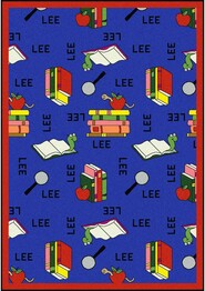 Joy Carpets Kid Essentials Bookworm (Spanish) Blue
